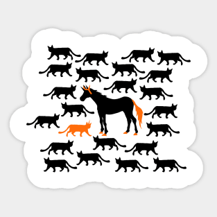 Cat Unicorn Sticker